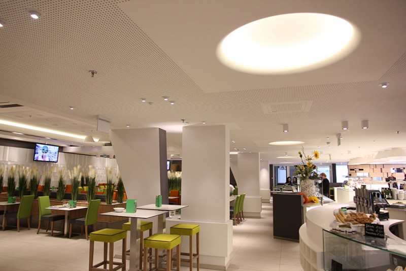 WIFI Linz Umbau Restaurant Cafe Horizont Atmosphaeren Bild