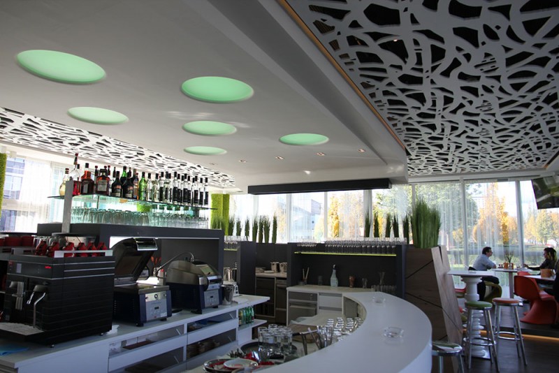 WIFI Linz Umbau Restaurant Cafe Horizont Bild der Bar