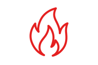 icon brandschutz rot